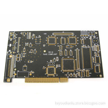 4 layers PCB with gold immersion UL SGS ISO9001 approved